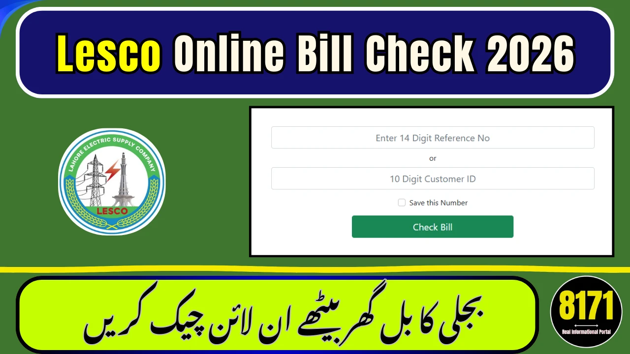 Lesco Online Bill